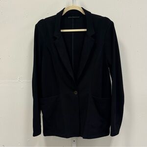 QOR Women’s Commuter Travel Jacket Performance Single Button Blazer Pockets Lg